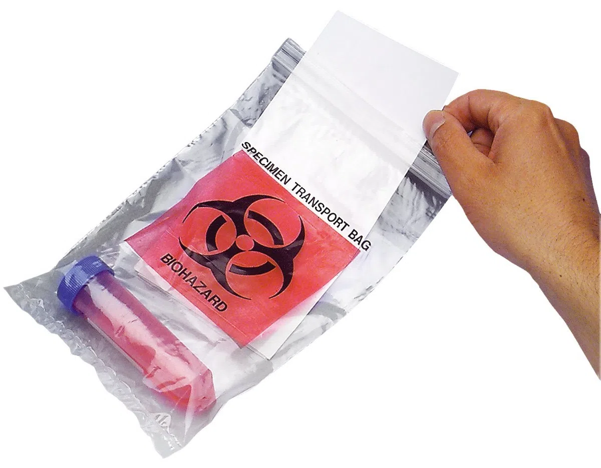 Neolab 1 – 1881 buste Biohazard 150 x 225 mm (confezione da 100)