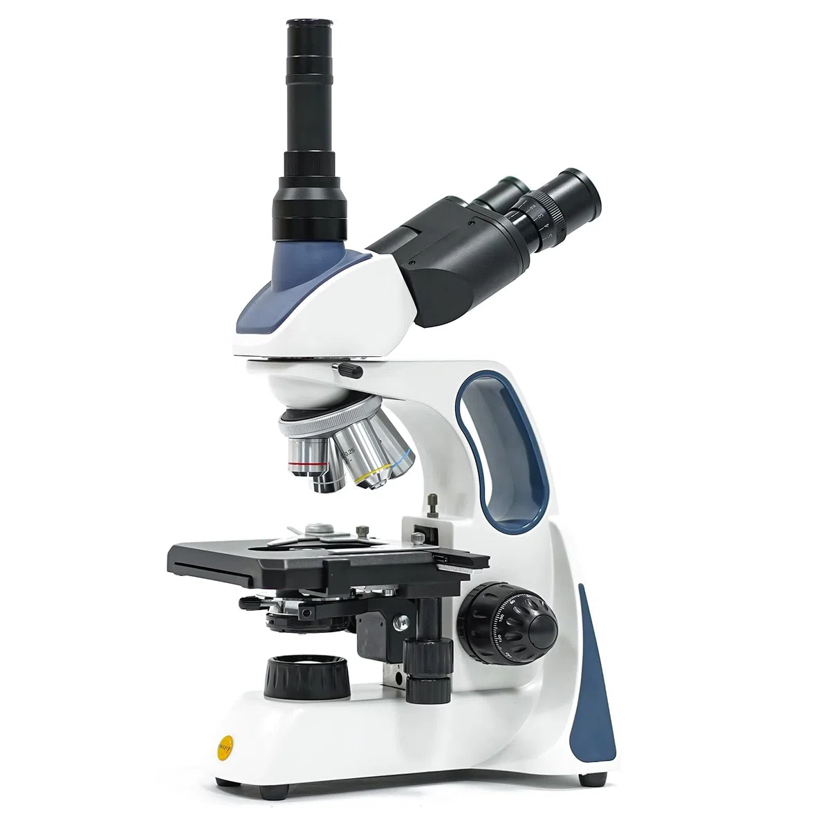 Swift SW400INF-T-CL 40X-2500X Magnification,Infinity optical system Research-Grade Trinocular Microscope Compound Lab with Wide-Field10X/25X Eyepieces,