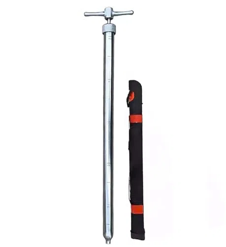 Campionatore liquido in acciaio inossidabile 304, per liquidi viscosi, sonda di campionamento per tamburi, serbatoi e vagoni ferroviari, lunghezza 0,7 m