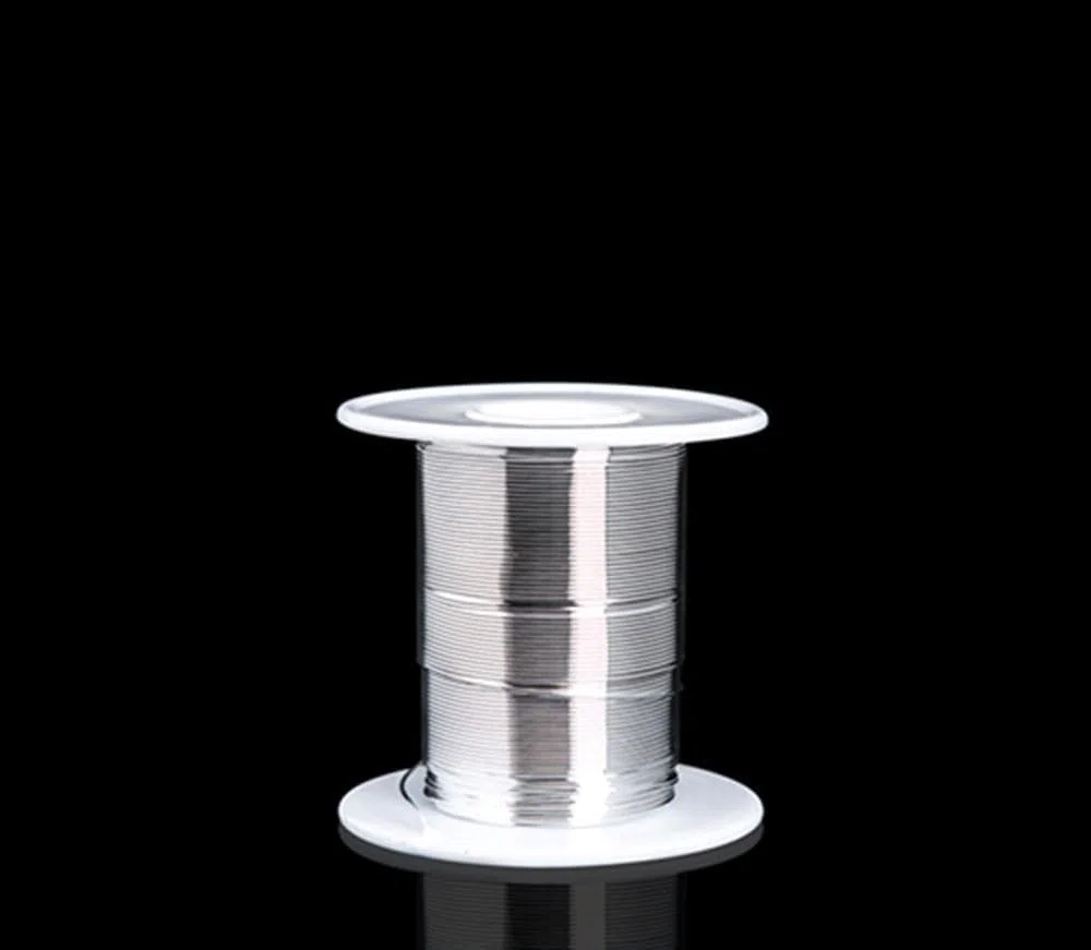 1 filo d'argento - rotolo da 3,3 piedi, filo elettrochimico conduttivo Ag 99,99% for applicazioni di elettrodi e anodi(1.5mm*1m)