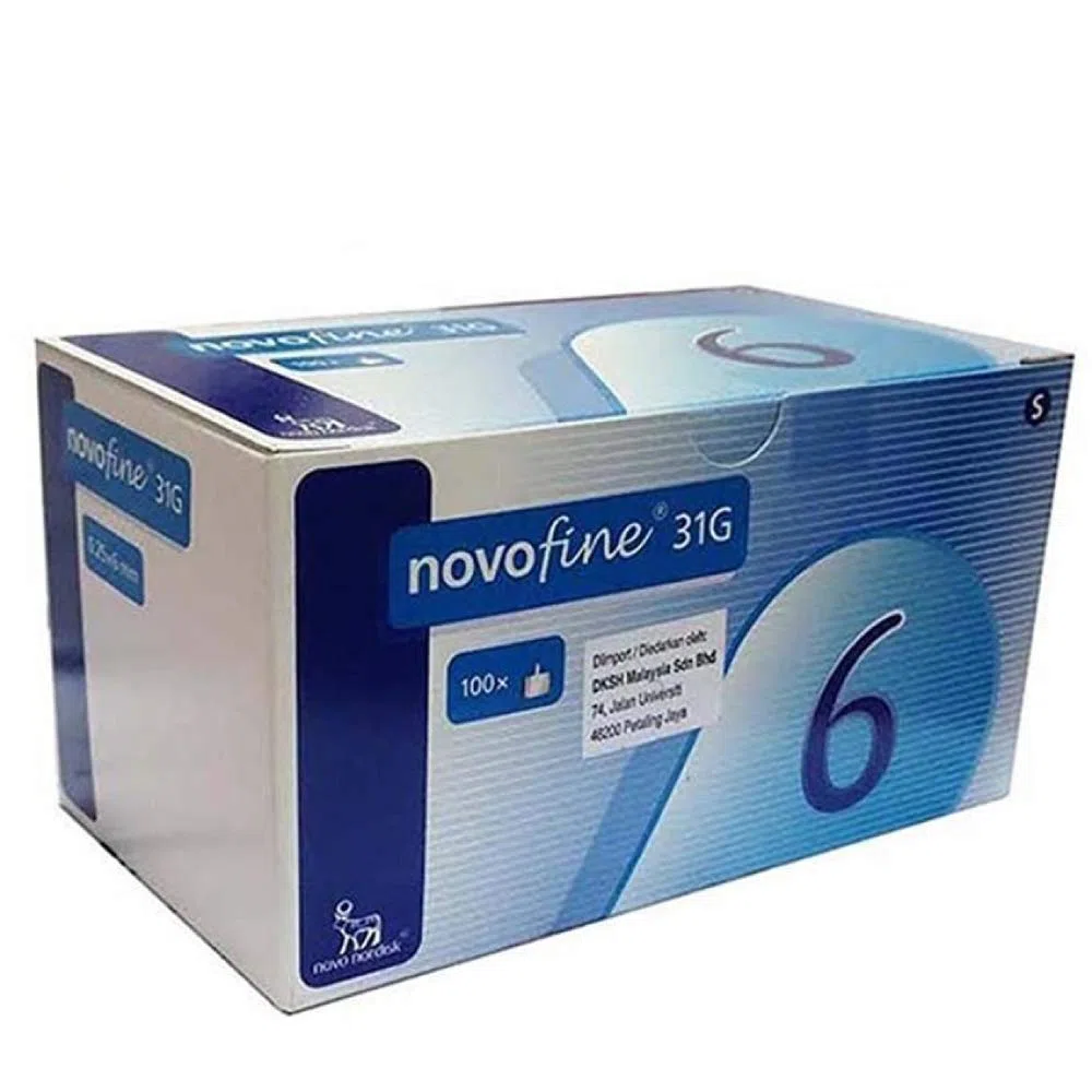 Novofine 6 mm x 31 g 100 ct Novo nordisk