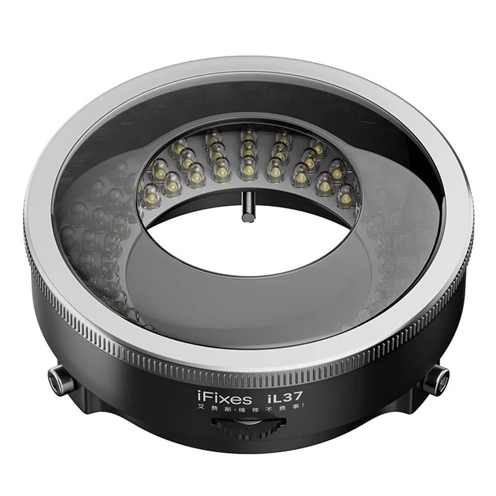 iFixes iL37 Microscopio Sistema Ottico Polarizzato LED Illuminante Anello di Luce 96 pz Perline di Luce a LED Microscopio Sorgente di Luci Antiriflesso