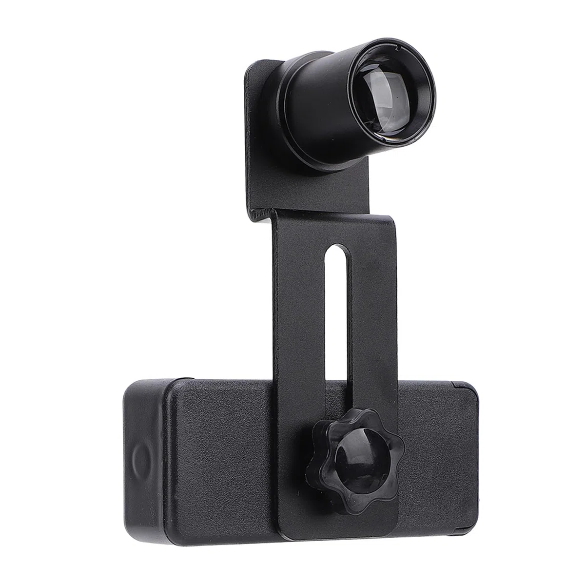 Adattatore per Smartphone con Lente per Microscopio, Adattatore per Fotocamera per Cellulare per Microscopio, Oculare per Microscopio 12,5X Integrato, per Smartphone con