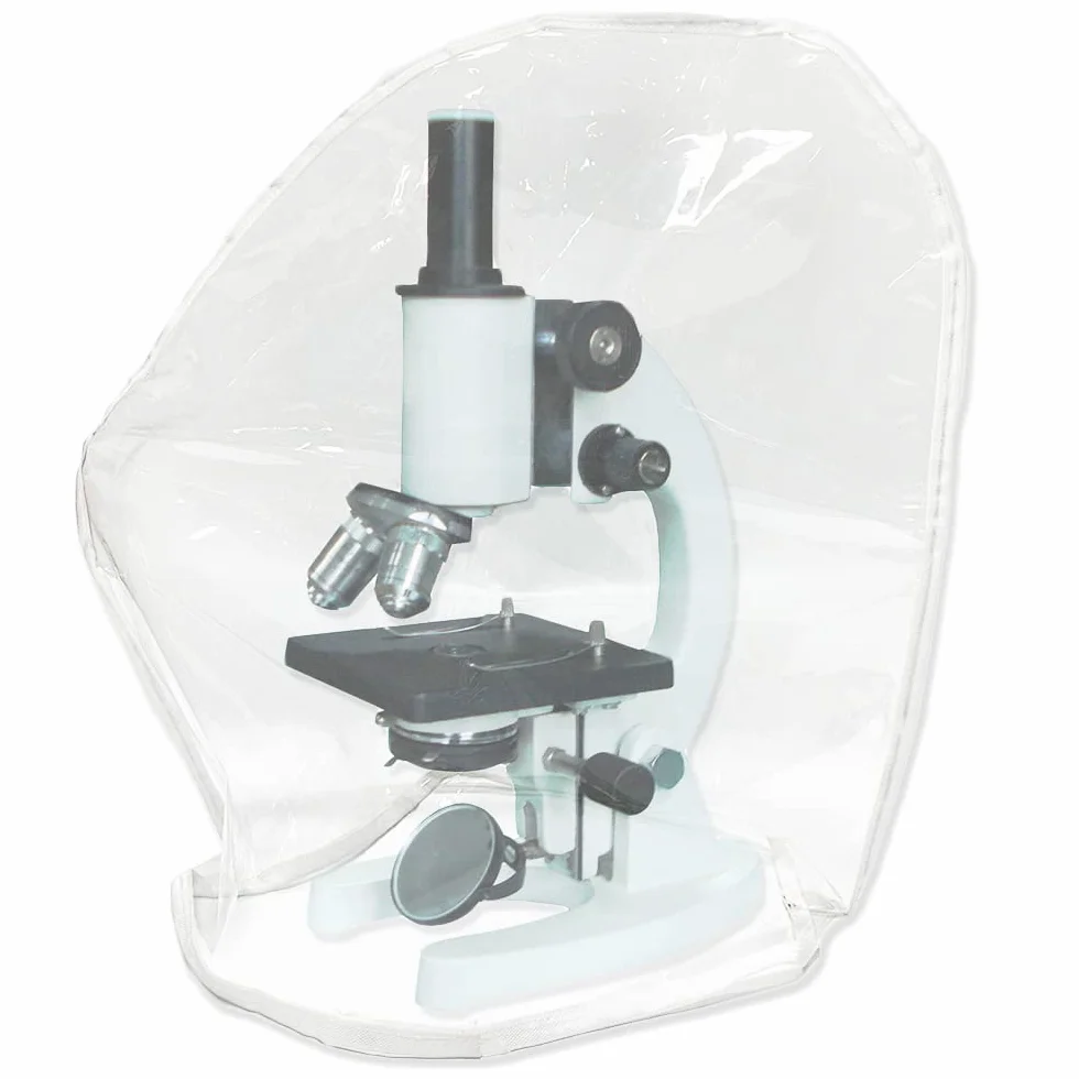 Copertura antipolvere per microscopio adatta a microscopi standard di dimensioni standard, accessori per strumenti di lensmeter, PVC, 20"L x 20"W
