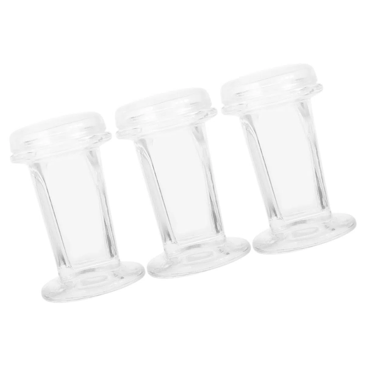 Generico 3 Pz vaso per tintura Porta vetrini microscopici vaschetta per colorazione per campioni cellulari vasetto di colorazione per la ricerca vaso di germinazione Bicchiere Transparent
