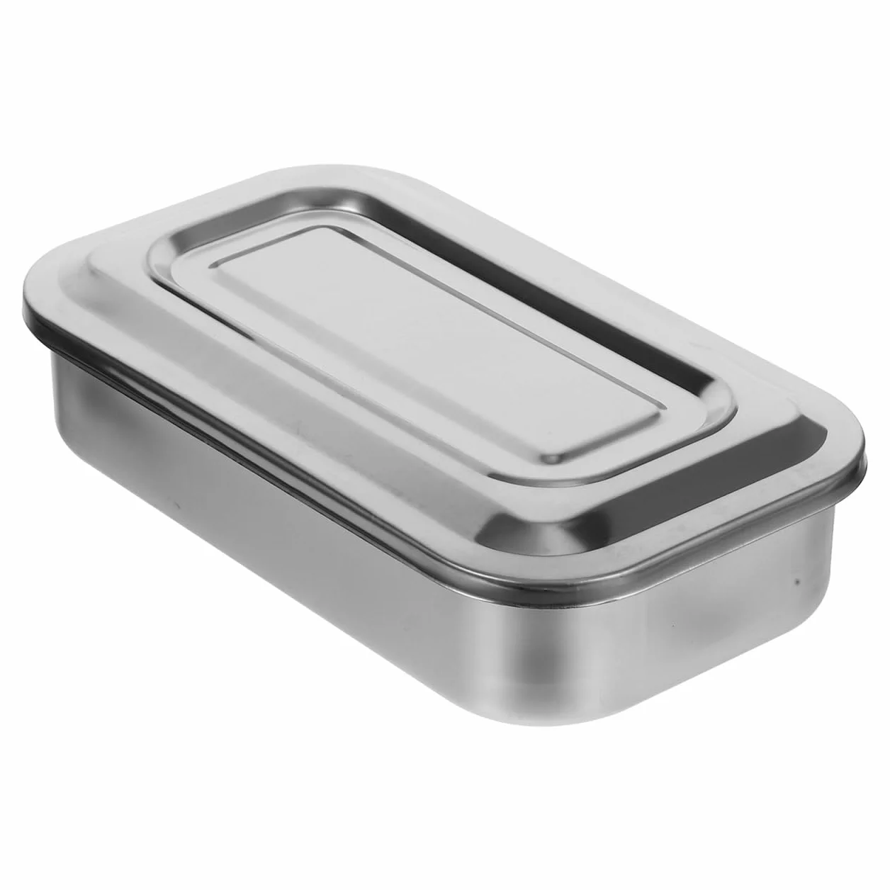 ERINGOGO Vassoio Sterilizzatore in Acciaio Inossidabile Con Coperchio 8.27X5.12X1.77In Per Strumenti Medici Chirurgici E Odontoiatrici Per Laboratori E Cliniche