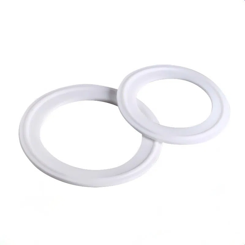 2"(51mm) OD64mm Tri Clamp Ferrule Silicone/PTFE/EPDM/FPM Sealing Strip Gasket Ring Washer for Homebrew Distillation(D PTFE Gasket,10pcs)