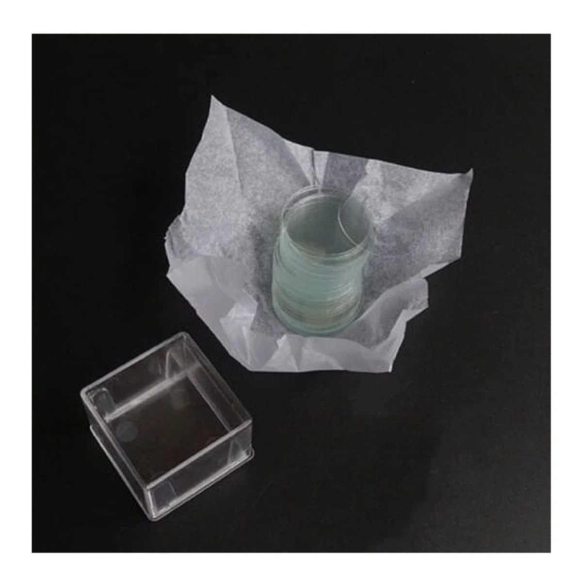Accessori per microscopi 100 pz/Scatola 3mm 4mm 5mm 6mm10mm Diametro Rotondo Microscopio Vetrini Coprioggetto Durata e Prestazioni affidabili(5mm)