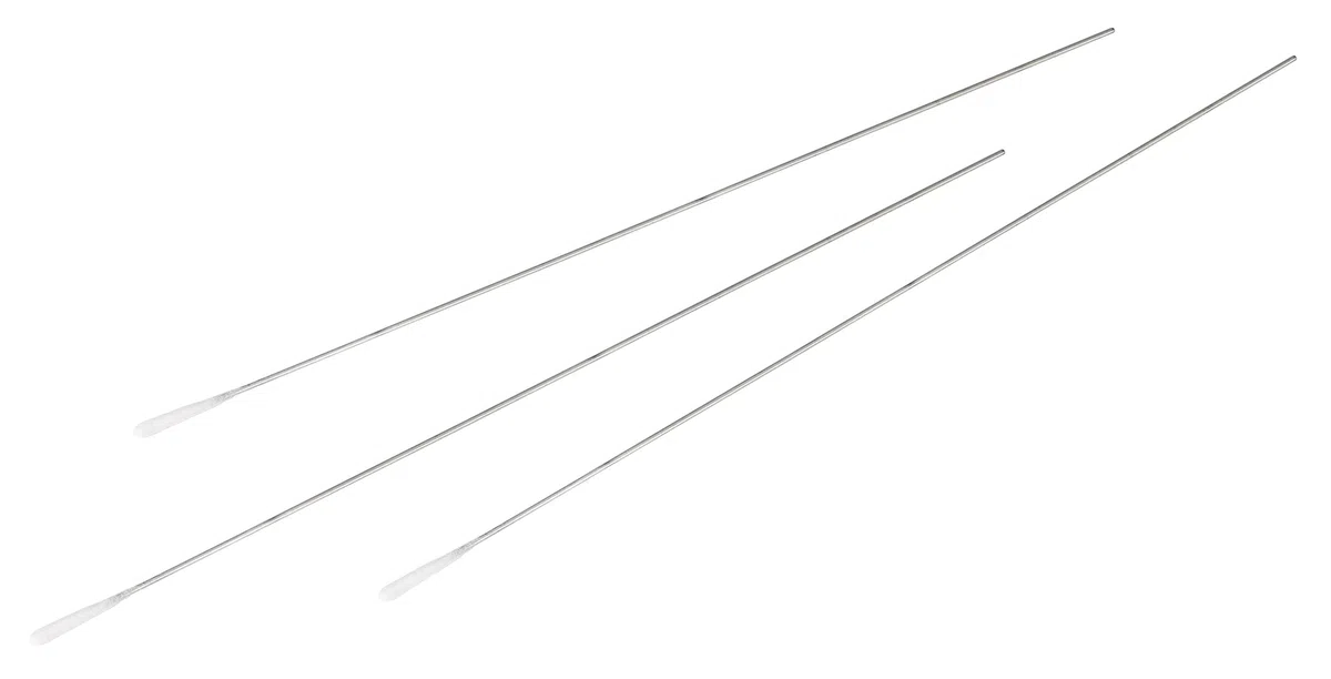 Neolab 2 – 1022 tamponi di cotone maniglia in alluminio 150 mm testa 2 mm Confezione da 100