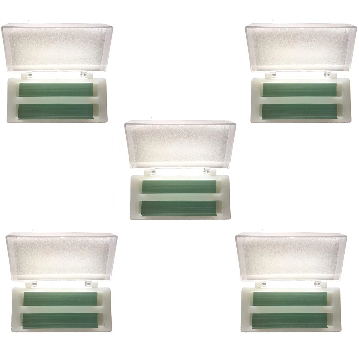 MUHWA Microscope Glass Cover Pre-Cleaned 24mm x 50mm Coverslips 5 Boxes x 100 Pieces/Box per Microscopio, da Laboratorio