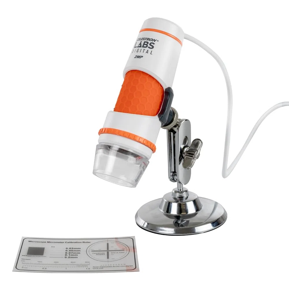 Celestron Deluxe Capture Your Discoveries 44302-C Microscopio manuale digitale, Grigio