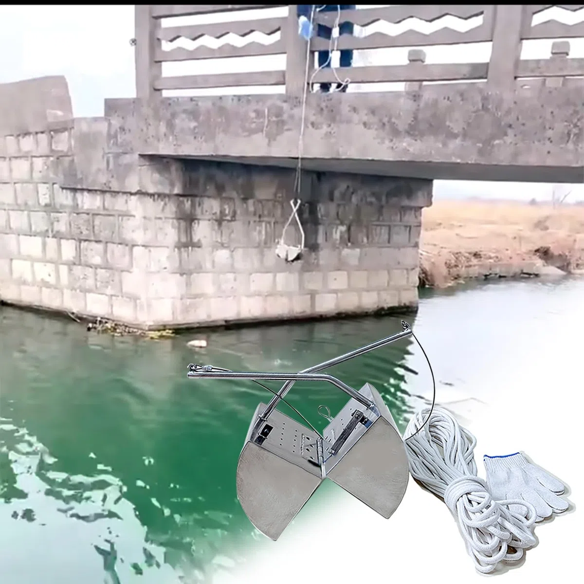 Campionatore di fanghi in acciaio inossidabile con uscita dell'acqua per una raccolta efficiente del fango in stagni e laghi
