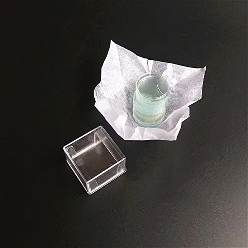 100pcs Circle Microscope Coverslip Coverslip monouso Campanello Rotondo for Occhiali da Crescita 6mm 8mm 10mm 12mm 14mm 16mm 18mm 24mm (Colore : 10 mm 100 PCS)