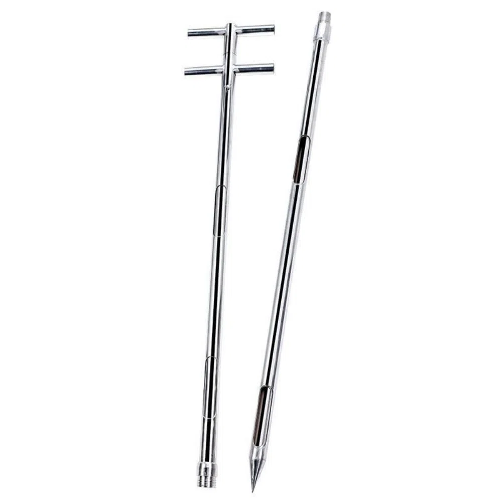 Campionatore Con Sonda Per Cereali Campionatore Per Polveri Campione Solido In Acciaio Inossidabile Campionatore Con Sonda Per Cereali Fertilizzante Per Cemento Sonda Di Camp(Size:φ32mm * L2.5m/8.2ft)